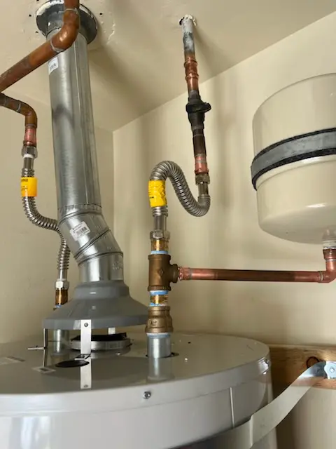 Water heater installation and plumbing repair in Lauraville